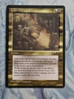 Lim-Duls Vault x 3 - Alliances - Magic the Gathering - MTG - Light Play/Moderate - Image 2