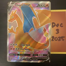 CHARIZARD V SWSH050 Black Star Promo - Champions Path ETB Pokemon TCG - MINT - Image 1