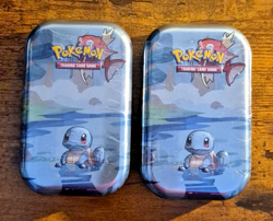 (2) Pokemon TCG Kanto Friends Mini Tins Sealed Squirtle - 4 Packs 171825_1 - Image 1