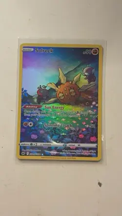 Solrock GG15/GG70 Crown Zenith: Galarian Gallery Holo Pokemon TCG NM +CARDSAVER! - Image 1