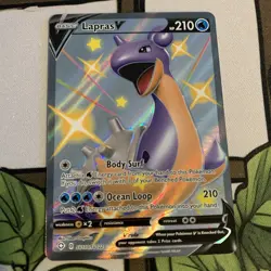 Lapras Pokemon Shining Fates TCG SV110/SV122 Shiny Vault Full Art Holo - Image 1