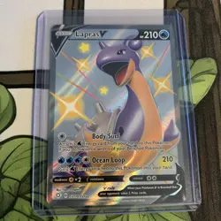 Lapras Pokemon Shining Fates TCG SV110/SV122 Shiny Vault Full Art Holo - Image 3