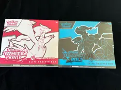 Pokemon Center Black Bolt & White Flare Elite Trainer Box ETB Set New Sealed - Image 1