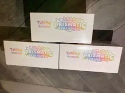 (3) Lot 2025 Prismatic Evolutions Sealed Pokemon Center ETB Elite Trainer Box - Image 4