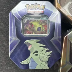 3x Pokemon Triple Whammy Tin Lot - Tyranitar Darkrai Slaking - ENGLISH - SEALED - Image 3