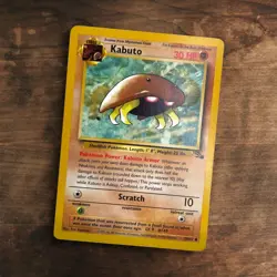 Kabuto 50/62 Common Near Mint Pokemon TCG Fossil - Image 1