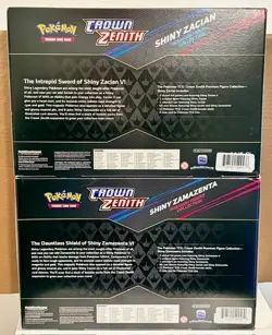 Pokemon Crown Zenith Shiny Zacian & Zamazenta Premium Figure Collection Box (2) - Image 2