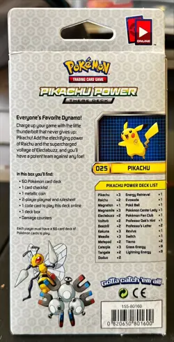 Pokemon XY Evolutions Pikachu Power Theme Deck Sealed - Image 2
