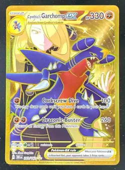2025 Pokemon SV Destined Rivals - DRI EN #241/182 Cynthia's Garchomp ex - Image 1