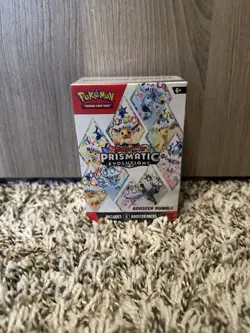 Pokemon TCG Scarlet & Violet Prismatic Evolutions Booster Bundle 6 Pack - Image 1