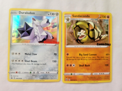 Pokemon Stamped Holos Lot! Black Star Promo Duraludon & Sandaconda (GameStop) LP - Image 2