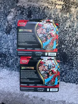 Pokemon TCG 2x Mega Evolutions 3 Packs Blister With Promo - Image 2