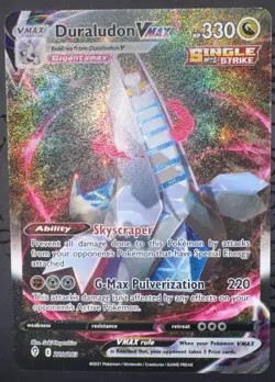 Duraludon VMAX Alternate Art Secret RARE 220/203 Pokemon TCG Evolving Skies Holo - Image 1