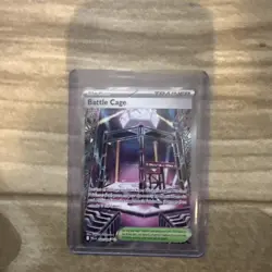 Pokemon TCG: Phantasmal Flames - Battle Cage (116/094) Full Art Ultra Rare Holo - Image 1