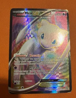 Pokemon TCG Mew EX 120/124 Full Art Ultra Rare Dragons Exalted MP - Image 2