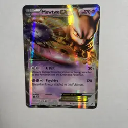 Mewtwo EX Holo Ultra Rare Card 54/113 Legendary Treasures 2013 Pokemon TCG (LP) - Image 1