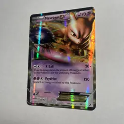 Mewtwo EX Holo Ultra Rare Card 54/113 Legendary Treasures 2013 Pokemon TCG (LP) - Image 4