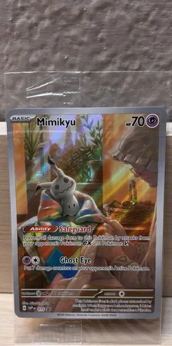 Mimikyu SVP075 Scarlet & Violet Black Star Promo Sealed Pokemon TCG Card #75 - Image 1