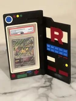 Pokemon Specialty Team Rocket Edition Pokedex PSA Graded Card Holder Frame/Case - Image 1