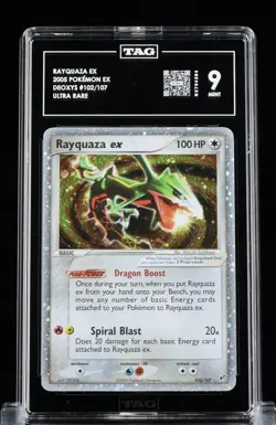 Pokemon EX Deoxys Rayquaza Holo Ultra Rare Card 102/107 2005 - Image 1
