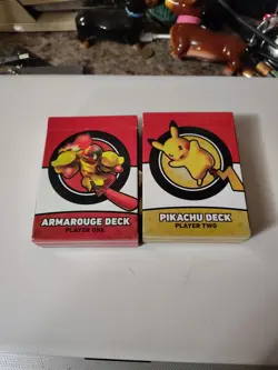 Pokemon Battle Academy Player One Two Pikachu Armarouge Card Deck - Image 1