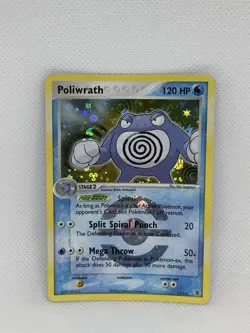 POLIWRATH 11/112 EX FireRed & LeafGreen REVERSE HOLO RH Pokemon TCG card NM-MINT - Image 2