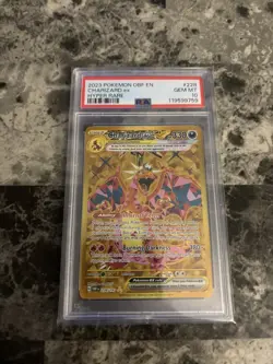 PSA 10 Charizard Gold Hyper Rare Card 228/197 Obsidian Flames Graded Pokemon TCG - Image 1
