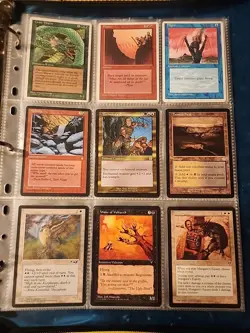 Vintage Magic The Gathering Binder Collection Card Lot MTG 1993-2003 Rares - Image 5