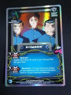 Yu Yu Hakusho TCG CCG Komada C57 Unlimited Betrayal Foil Card - Image 1