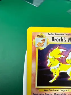 Brock's Ninetales 3/132 Gym Challenge HoloFoil with Magnetic Case - Pokemon Card - Image 2