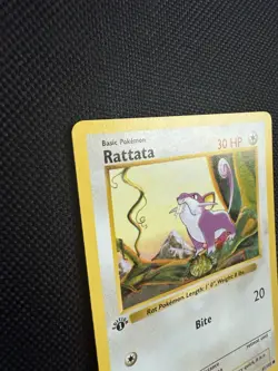 Pokemon Rattata 61/102 1st Edition Shadowless Base Set Card Unplayed Near Mint - Image 4