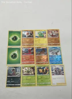 Pokemon Multicolor English Mixed Rarities Trading Cards With Tin Box - Image 1