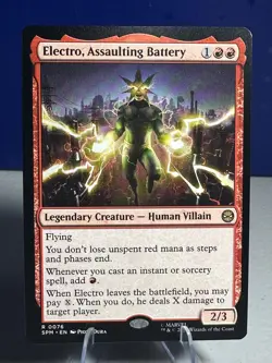 Electro, Assaulting Battery R Prerelease Cards 76 NM - Image 1