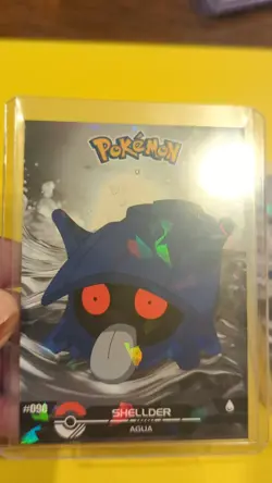 Shellder & Cloyster - Cracked Ice Holo - Crystal Dark Black 2025 - Pokemon Card - Image 2