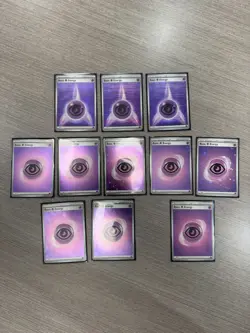 Lot of 11 Pokemon TCG Psychic Energy Halo Cards - NM - Image 1