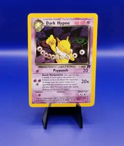 Dark Hypno 9/82 Team Rocket Set Holo Rare Pokemon Card Nintendo TCG WOTC LP - Image 1