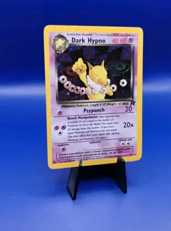 Dark Hypno 9/82 Team Rocket Set Holo Rare Pokemon Card Nintendo TCG WOTC LP - Image 2
