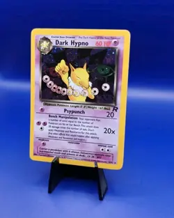 Dark Hypno 9/82 Team Rocket Set Holo Rare Pokemon Card Nintendo TCG WOTC LP - Image 3