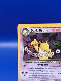 Dark Hypno 9/82 Team Rocket Set Holo Rare Pokemon Card Nintendo TCG WOTC LP - Image 4