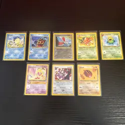 Pokemon TCG Neo Revelations Non-Holo Card Lot Of 8 LP-MP - Image 1