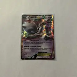 Pokemon Mewtwo EX Ultra Rare Holo TCG Card 62/162 XY Breakthrough - Image 1