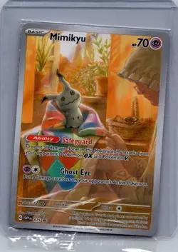 Pokemon TCG Mimikyu Scarlet & Violet SVP 075 Holo Promo Card Sealed, DMG - Image 1