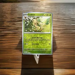 Leafeon #005/131 Reverse Holo Pokemon Card SV: Prismatic Evolutions - Image 1