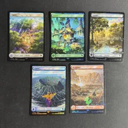 Lot Of 40 Chocobo Track Foil Full Art BASIC LAND NM Final Fantasy MTG Magic - Image 2