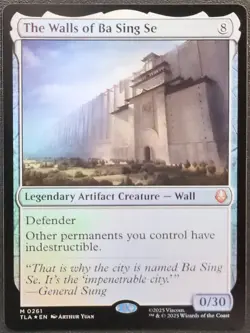 The Walls of Ba Sing Se, Foil (NM) - Avatar: The Last Airbender (TLA) #261 - MTG - Image 1