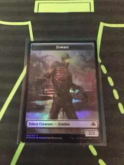 MTG Magic The Gathering Zombie Token Foil X2 DMR - Image 2