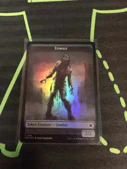 MTG Magic The Gathering Zombie Token Foil X2 FDN - Image 2
