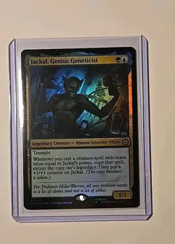 MTG Jackal, Genius Geneticist 0131 Foil Marvel's Spider-Man NM - Image 1