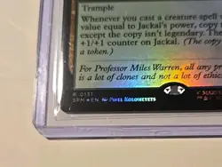 MTG Jackal, Genius Geneticist 0131 Foil Marvel's Spider-Man NM - Image 2