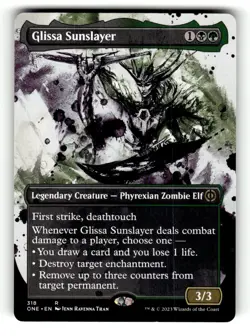 Glissa Sunslayer (Showcase) Phyrexia: All Will Be One 318 Near Mint 3 - Image 1